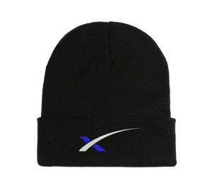 Spacex Cosmic Mission Elon Moschus bestickt Beanie Mütze Cap Winter Herbst - Bild 1 von 3