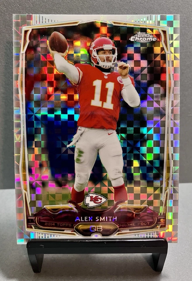 2014 Alex Smith Topps Chrome Refractor Card# 54  - Image 1 of 2