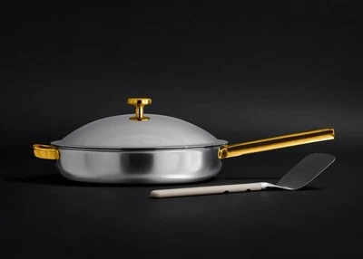 Our Place Titanium Always Pan Pro In Gold 2.8Qt Factory Sealed