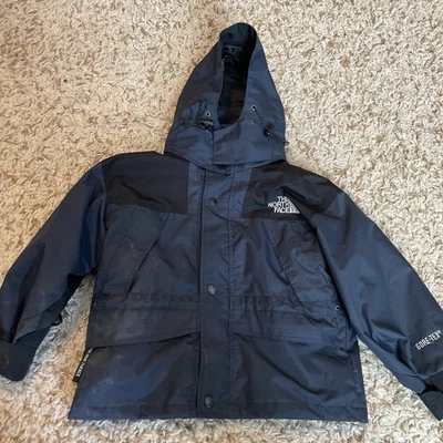 The North Face Gore-Tex Jacket Boys/Girls Size XS Full Zip Fleece Hideaway Hood - Image 1 of 4