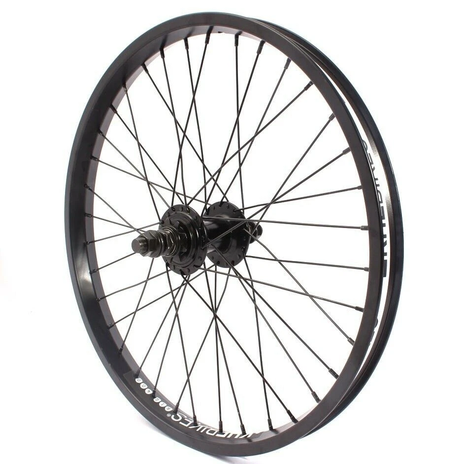 BMX Hinterrad KHE Alu Felge KHE BIG400 36H 14mm schwarz 9T Ritzel und Felgenband - Bild 1 von 4