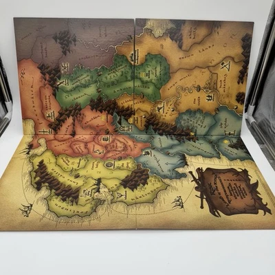 RISK Lord of the Rings Middle Earth Game Replacement Game Board Parker Bros 2002 - Image 1 of 4