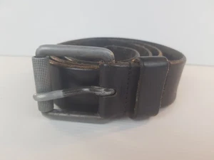 Levis Mens Jeans Shorts Vintage Leather Belt Black Size 36 or 90 inch - Picture 1 of 7