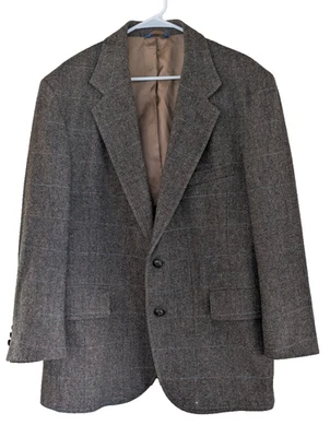 Vintage Pendleton Blazer Men's 44 Pure Virgin Wool Tweed Sport Coat Jacket *READ - Image 1 of 4