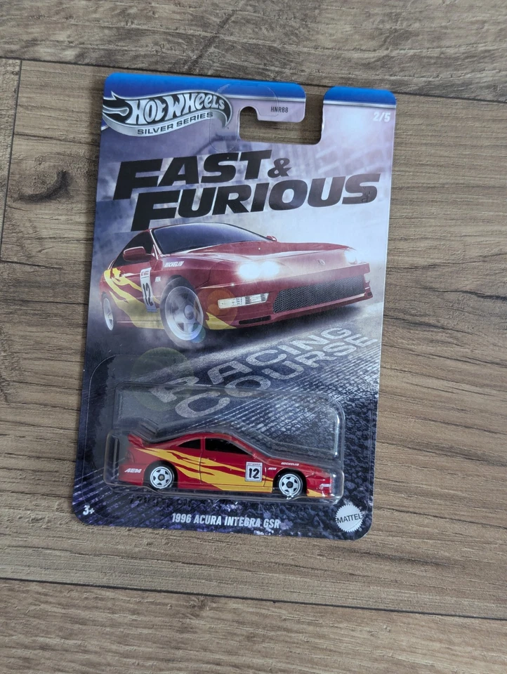 Hot Wheels Silver Series Fast & Furious 1996 Acura Integra GSR JBY40 - Image 1 of 1