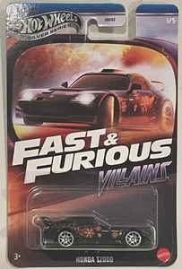 Hot Wheels Silver Series Fast & Furious Villains Johnny Tran’s Honda S2000 - Picture 1 of 1