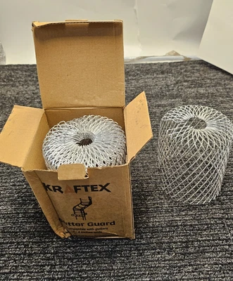 (QTY 6) Kraftex Gutter Guard Leaf Filter Gutter Strainer For 2-4 Inches Wide - Image 1 of 4