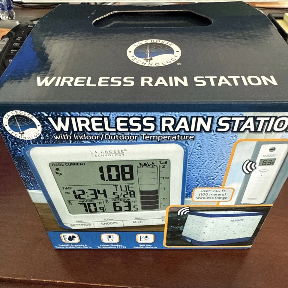 724-1710 La Crosse Technology Wireless Rain Gauge - New In Box - Image 1 of 4