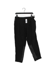 Karen Millen Women's Trousers UK 10 Black Viscose with Elastane Straight Chino - Picture 1 of 6