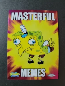 Mocking SpongeBob 2025 Topps Chrome Spongebob Masterful Memes MM-5 - Picture 1 of 2