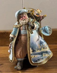 Thomas Kinkade Viejo Mundo Santas "Woodland Christmas" Adorno Cerámico - Imagen 1 de 2