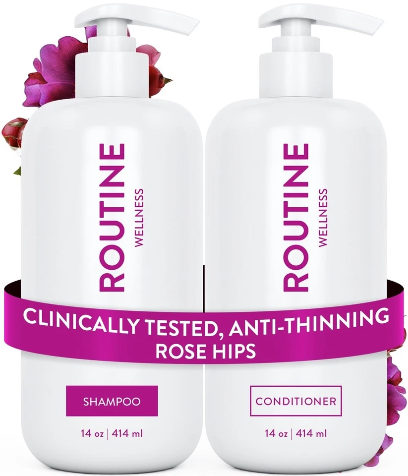 Routine Wellness ROSE HIPS 14oz Shampoo & Conditioner Combo