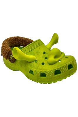 Классические сабо Crocs для мальчика Shrek лаймовый пунш - Изображение 1 из 3