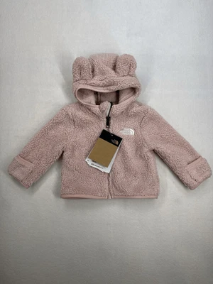 Chaqueta con Capucha The North Face Bebé Oso Campshire Rosa Musgo 3-6 Meses Nueva con Etiquetas Foto 1 de 4