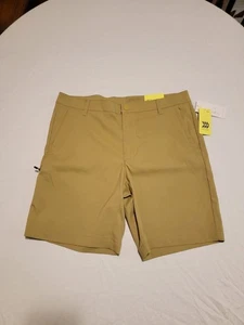 All In Motion Herren 34 Khaki Cargo Golfshorts Performance Stretch Neu mit Etikett - Bild 1 von 6