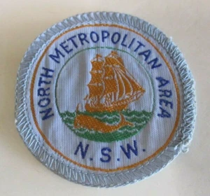 North Metropolitan Area - New South Wales - Boy Scouts Cloth Badge/Patch - 1960s - Picture 1 of 4