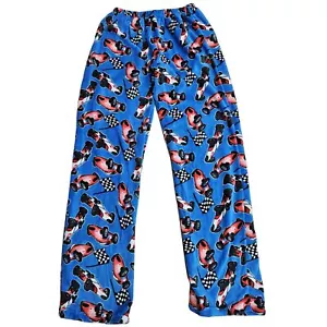 Pajama Pants Boys 14/16 Large Sleepwear Fleece Sleep Fuzzy Kids PJ Sport Red Car - Picture 1 of 1