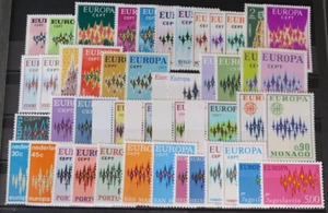Europa Année Complète 1972 Neuf ** MNH TB Cote 258 € (avec Andorre Espagnol) - Picture 1 of 1