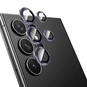 For Samsung Galaxy S24 Ultra S23 Alloy HD Glass Camera Lens Rings Protector Cap - Picture 1 of 30