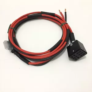 Yaesu Sommerkamp FT-301 FT-301D /SD 12VdC power cable cord cavo alimentaz + fuse - Bild 1 von 7