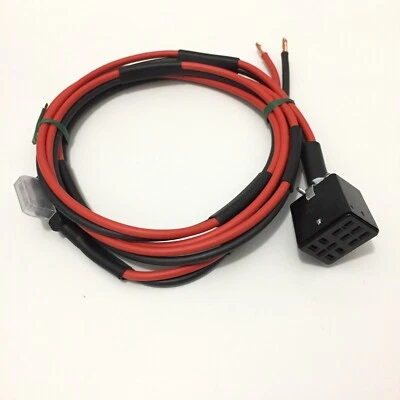 Yaesu Sommerkamp FT-301 FT-301D /SD 12VdC Power Cable Cord Netzkabel + Sicherung - Bild 1 von 4