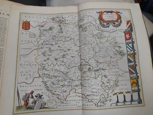 Antique Map of Herefordshire by Blaeu, Circa 1660s - Picture 1 of 5