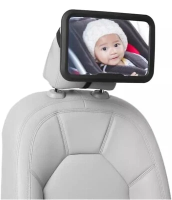 婴儿汽车后视镜 - 360 ° 可调超宽透明 — 第 1/4 张图片