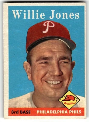 1958 Topps - Willie Jones #181 - Image 1 of 2