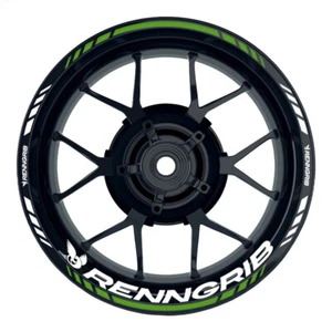 Adesivo Cerchio Moto Wheelsticker Renngrib Verde Chiaro - Foto 1 di 2