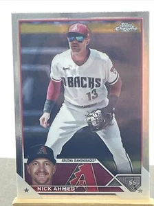 2023 Topps Chrome Update #USC29 Nick Ahmed Arizona Diamondbacks - Picture 1 of 21