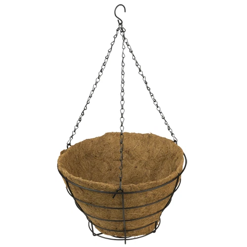 KDA BLUMENAMPEL AMPEL BLUMENTOPFHALTER HÄNGEAMPEL BLUME DEKOAMPEL EISEN ANTIK - Bild 1 von 1