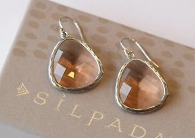 Pendientes Silpada W2775 ABLAZE Silpada plata esterlina cristal pendientes joyería Foto 1 de 4