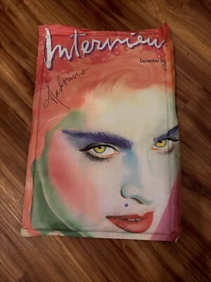 1985 Interview Madonna Andy Warhol Gucci Reprint Unopened Dapper Dan Signed LE - Image 1 of 2