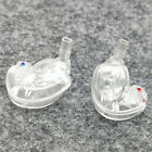 1Pair DIY Earphone Housing Shell Clear Earbuds Case Cover For Shure SE535 Repair