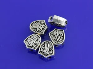 Tugra Triangular Imam Tíbet Plata 5 piezas Para Hacer Cuentas de Oración Tesbih 922005 - Imagen 1 de 3