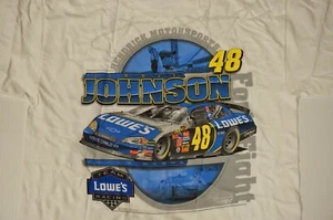 Jimmie Johnson #48 Lowe's NASCAR Racing T-shirt - Sizes Available: Large & XL - Picture 1 of 9