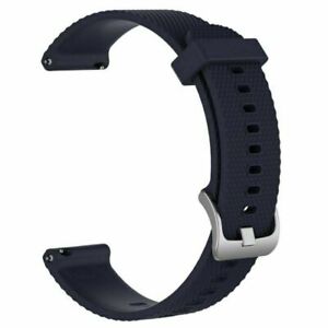 For Garmin Vivoactive 4S 18mm Quick Release Sports Silicone Watch Band Straps