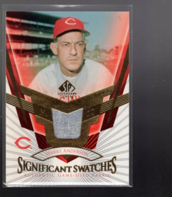 B5235- 2004 SP Legendary Cuts Significant Swatches #SA Sparky Anderson - Image 1 of 2