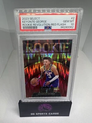 keyonte george rookie revoluton red flash /99 psa 10 POP 2 - Image 1 of 2