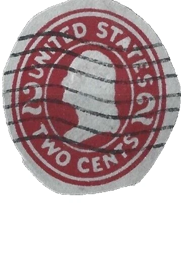 1907 - 1916 United States George Washington 2c Red Cut Off / Corner Used - Image 1 of 1