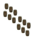 WOODEN BARRELS 12 Bulk Pack N Scale Model Details , they are all Painted 