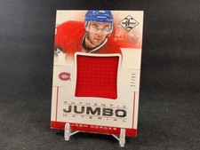 2012-13 PANINI LIMITED JOSH GORGES JJ-JG JUMBO MATERIAL JERSEY RELIC 27/99