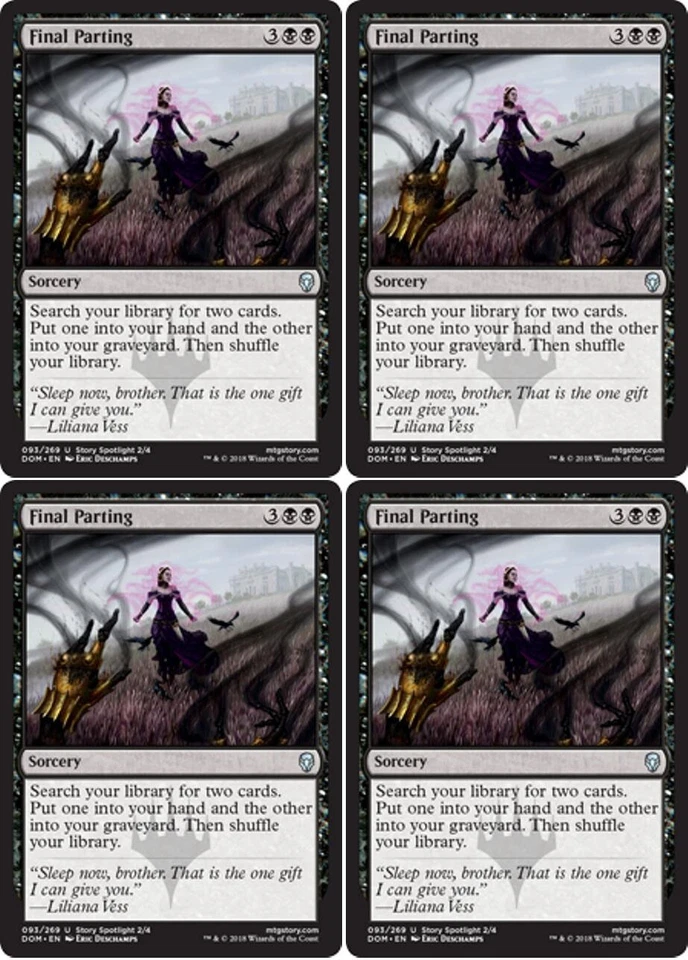 MTG - 4x FINAL PARTING - Dominaria (U) - Image 1 of 1
