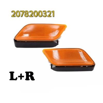 Left & Right Front Bumper Side Marker Lights for 10-13 Mercedes-Benz E350 3.5L Foto 1 de 4