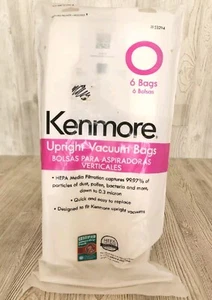 Bolsas de aspiradora verticales KENMORE nuevas sin abrir 6 bolsas modelo O - Imagen 1 de 7