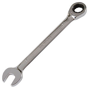 NEW Silverline Polished combination Ratchet Spanner 21MM FREE UK P&P