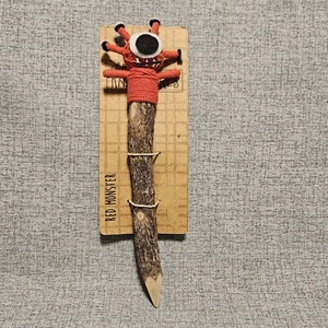 New Little Knitmares Red Monster Pencil Eco Friendly Collectible  - Picture 1 of 7