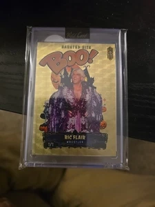 2025 Wild Card Haunted Hits Boo True 1/1 Gold Vinyl Ric Flair - Bild 1 von 1
