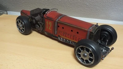 Weißblechmodell Rennwagen der 20er Jahre Maßstab 1 : 12,  TOP Zustand,  in OVP - Bild 1 von 4