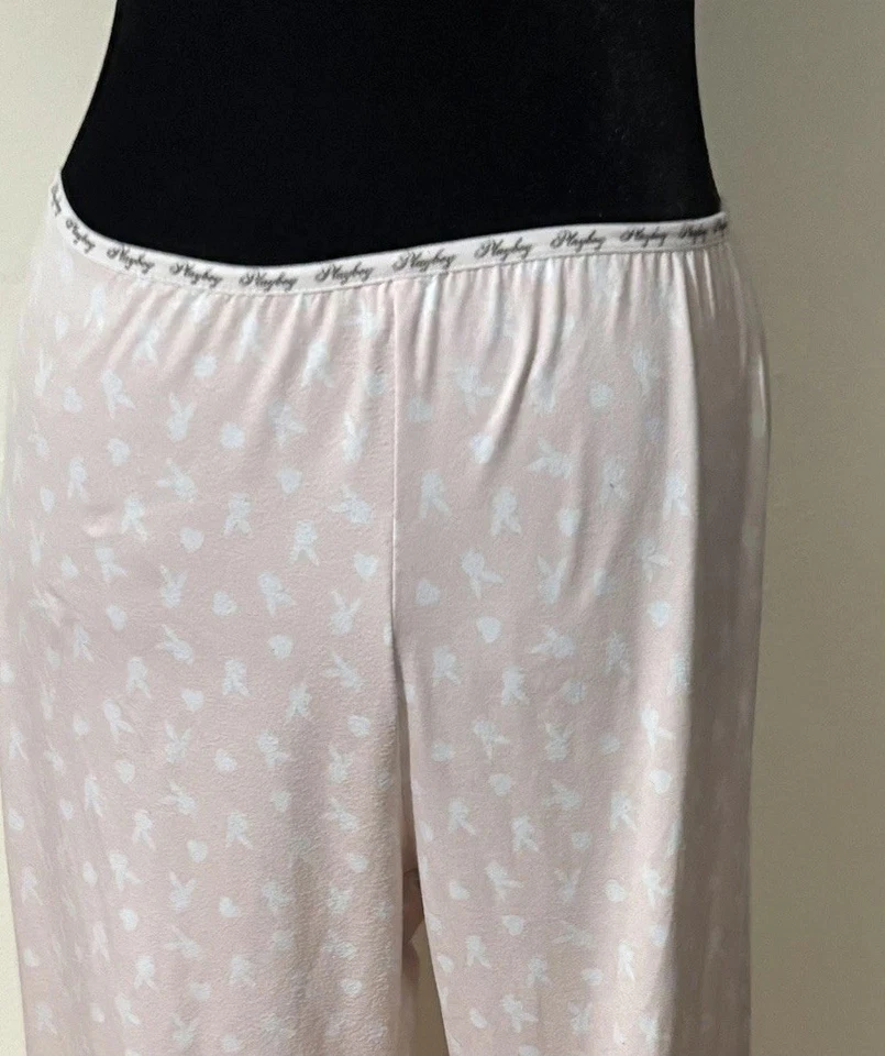 Vintage Y2K Playboy Women’s Pajama Bottoms Size Extra Small Mcbling 2000s - Image 1 of 1